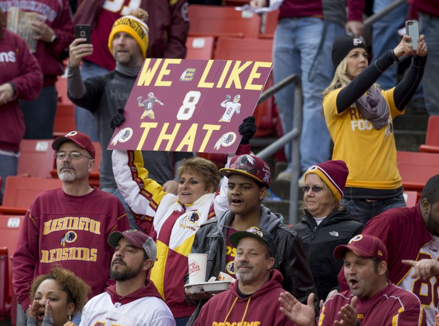 Redskins fans root for their favorite team. 
PC: Courtesy Photo 
