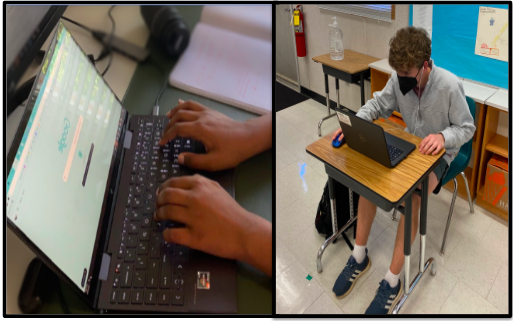 In the 2021-2022 school year, RCMS students will have to shift from their online school environment to an in-person learning environment in school.