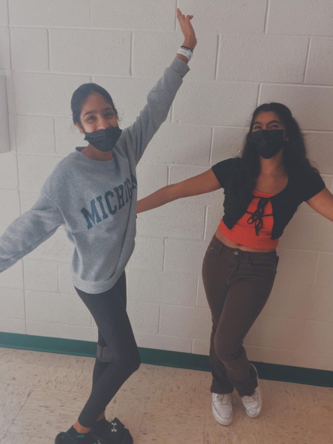 Simone Shah, an eighth-grader on the Yellow Jackets team and Rujvi Thakkar, an eighth-grade on the     X-Treme team are excited to attend the Eighth Grade Celebration Night.