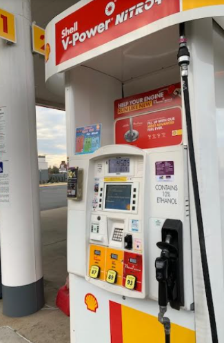 Prices at a Shell gas station in Herndon, Virginia. 