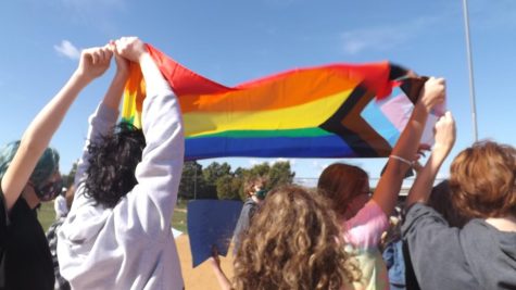 Students walk out over LGBTQ+ policy change