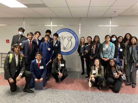  Model UN team goes to Thomas Jefferson High School for Technology and Science for the annual conference, and wins Best Middle School on March 25, 2023.
