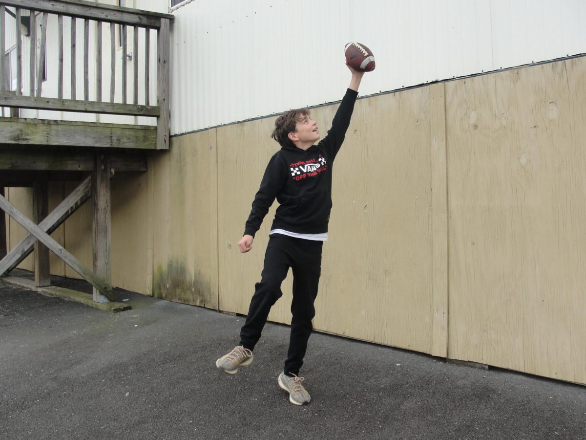 Owen Pellerin, 13, Majestics team is happy about the outcome of the Superbowl halftime show.