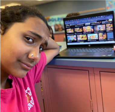 Vaishnavi Rajkumar, 13, of Dolphins says she has low expectations for Shrek 5.